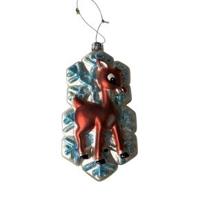 Rudolph Red Nosed‎ Reindeer 40th Anniversary Brass Key Ornament